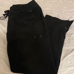 Scrubstar Black Straight Leg Pants Medium Petite